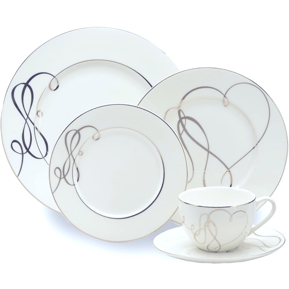 MIKASA LOVE STORY 5-Piece Place Setting, Service for 1